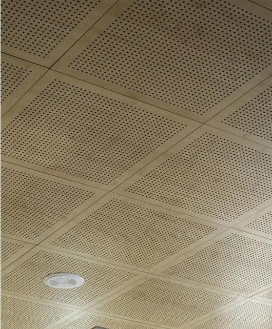 Operating Room Wooden Perforated Acoustic Panel Ceiling Board