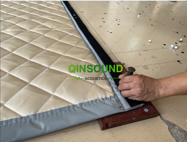 Acoustic Barrier Outdoor Soundproof Blanket Sound Damping Blanket for Construction Site Sheet