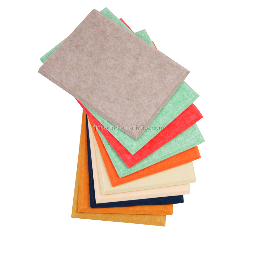 Sound deadening pads Sound insulation floor Soundproof Material PET Wall Panels Polyester Fiber Acoustic Panels