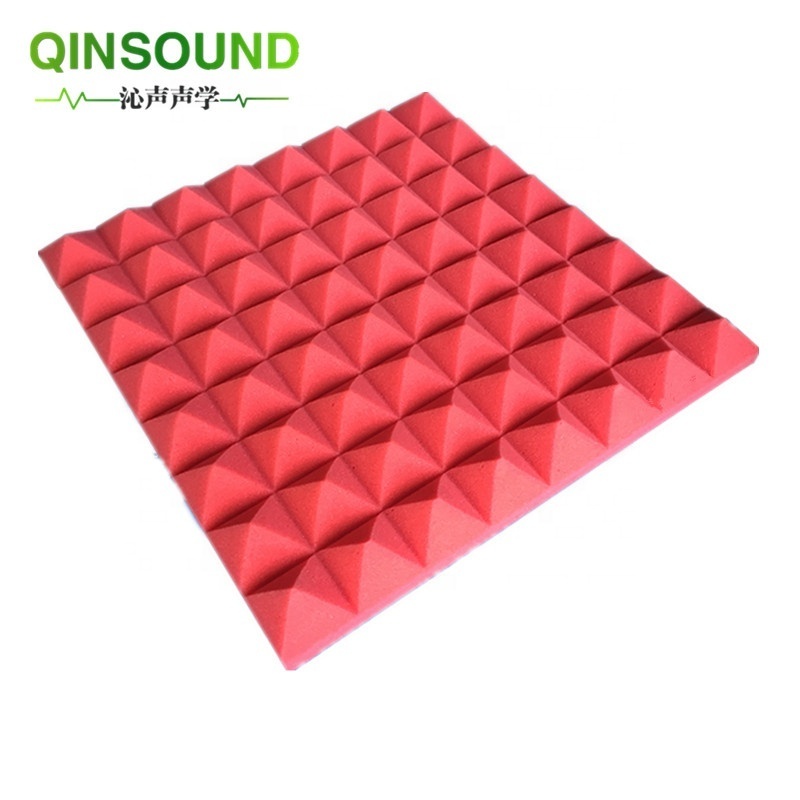 Fire Retardant Sound Absorbing Soundproof Material Studio Pyramid Acoustic Egg Crate Foam Acoustic Studio Foam