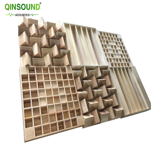 Sound Diffuser Acoustic Panel  art could be customized for recording sound absorption wall panel