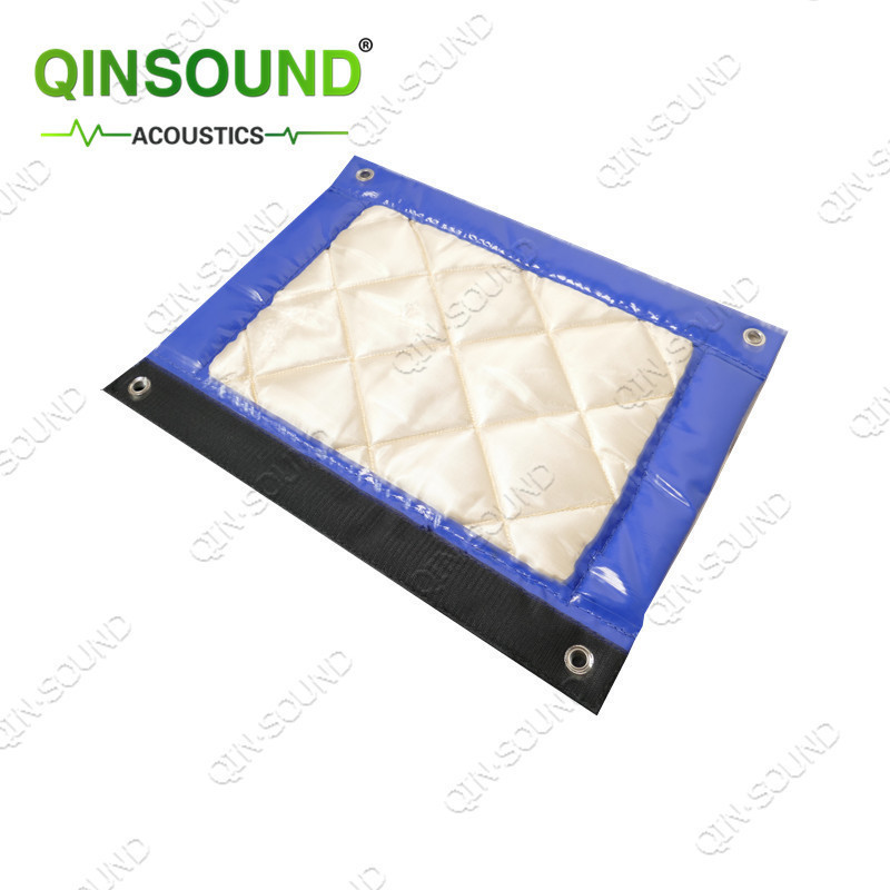 Outdoor Wall Acoustic Fencing Noise Soundproof Blanket Isolate fireproof  Sound Barrier