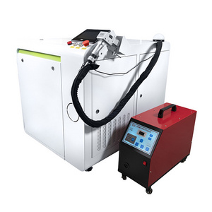 hand held fiber stainless steel laser welder with wire feeder 1000w 1500w 2000w laser welding machine for aluminum metal