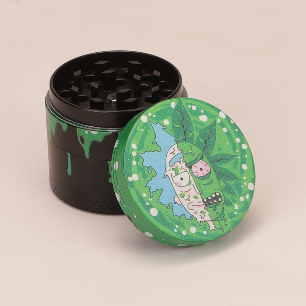 New Hermit crab 2024 grinders herbal smoking  55mm 4 Layer Zinc Alloy  Premium Metal Tobacco Herb Grinder dry herb grinder