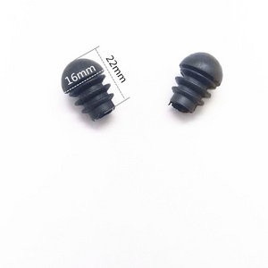 Professional Customization High Wear Resistance  Black Round Head Pipe Plug