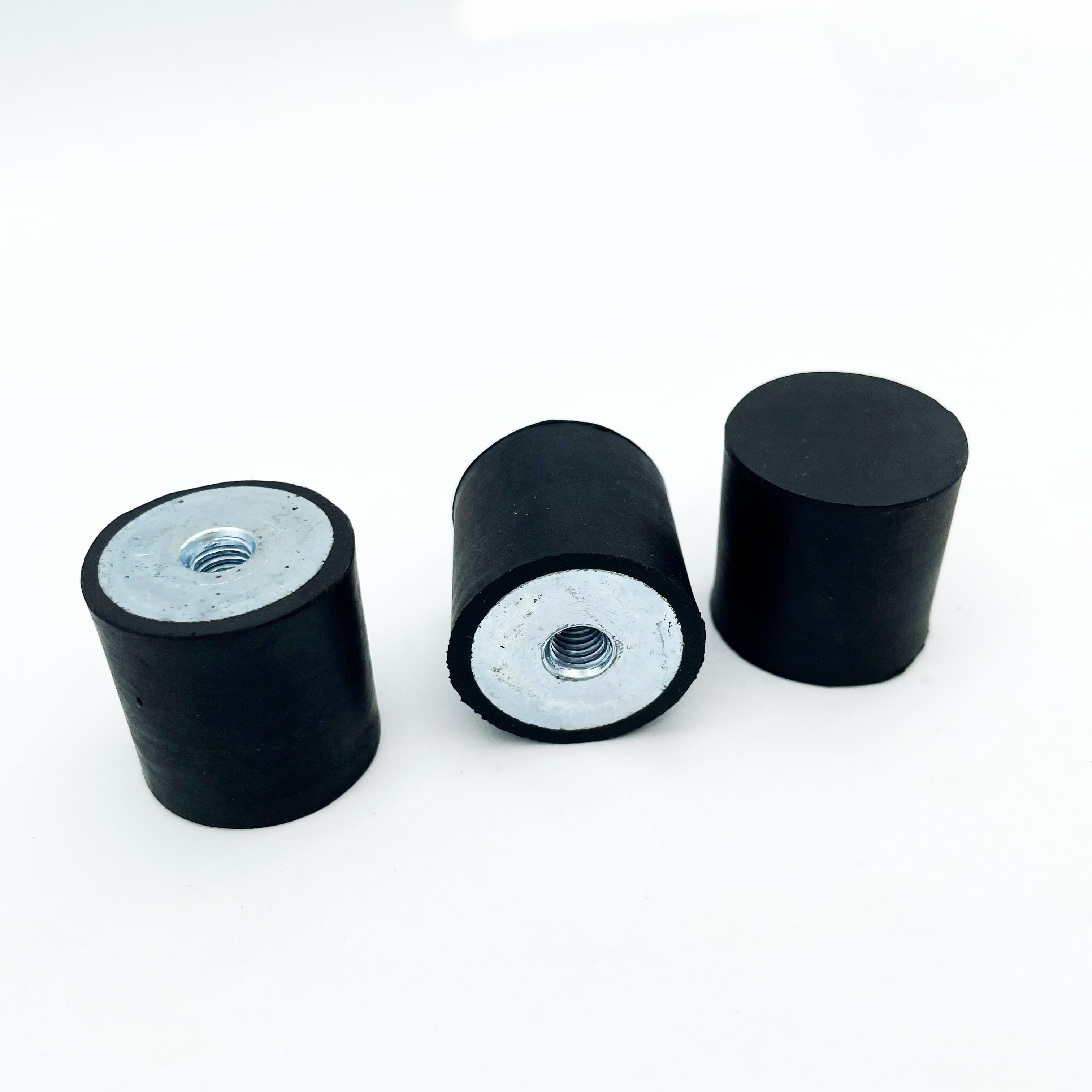 Anti Vibration Damper Black Rubber NBR NR EPDM Rubber Mount DE Type Rubber Damper with metal