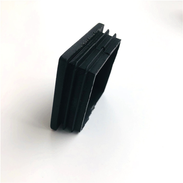 50*50 mm Square Plastic Chair Table Feet  Furniture Square Plastic End Caps