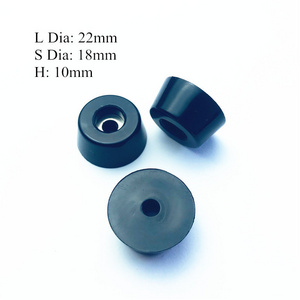 22# SHQN 22*18*10 mm with hole m4 could supply screw  Furniture rubber feet bumpers