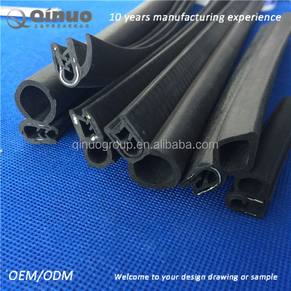 Windshield rubber seals rubber seal strip auto extruded rubber edge door trim seal