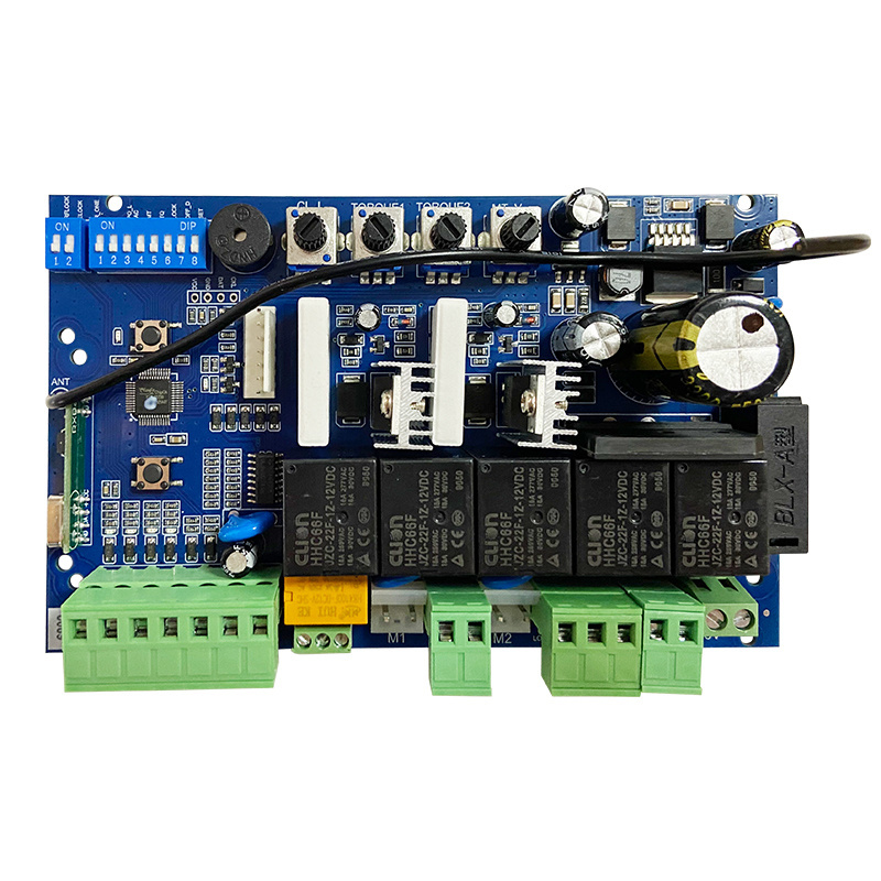 QN-DSDC001 qualified 433Mhz 24V DC universal automatic swing door garage door control board