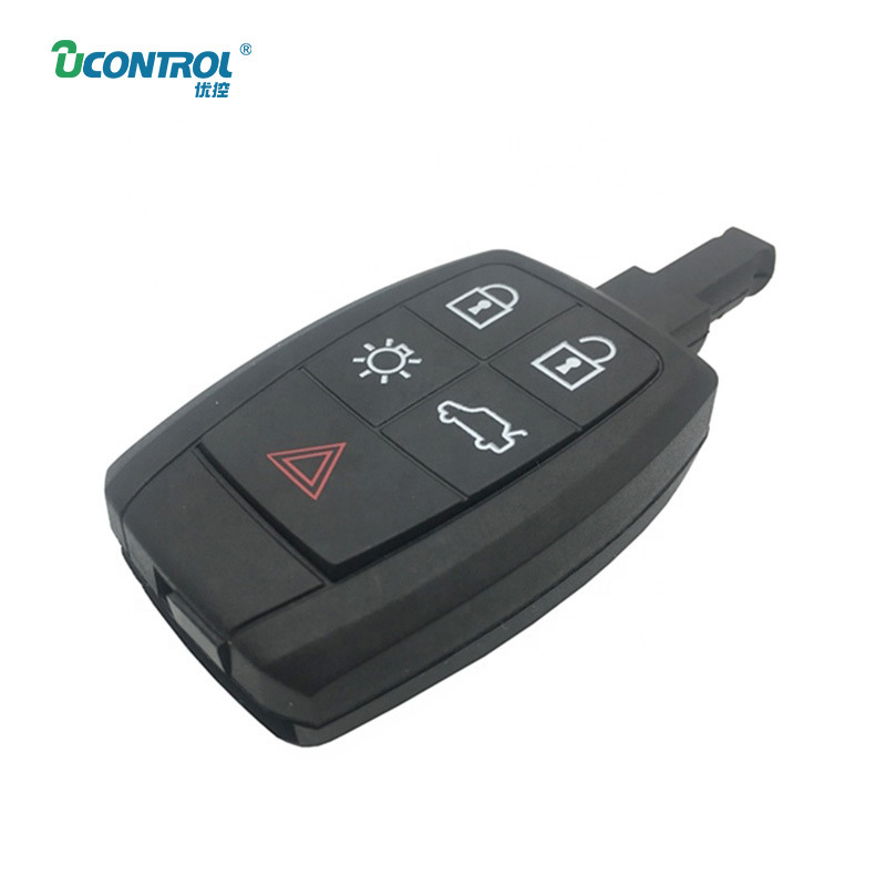 OEM Remote Key 4 + 1 5 Buttons Car Remote Smart Key Blank Shell Fob Volvo C30 C70 S40 V50 volvo key