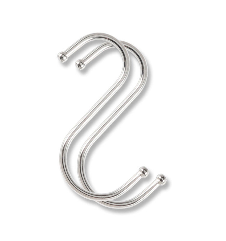 Heavy Duty S Shaped Hook Kitchen Bathroom Clothing S-shaped Hanger Hook Multifunctional Metal Hanging Hook