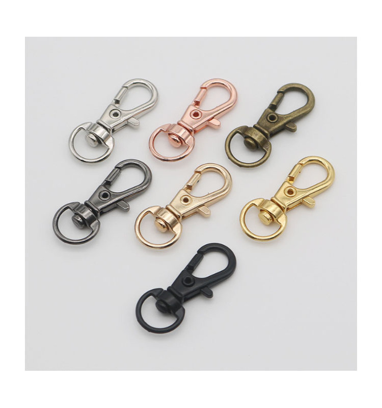 Metal Key Chain Clip Hook Swivel Clasp Lanyard Snap Hook Keychain Hook for Lanyard Key Ring