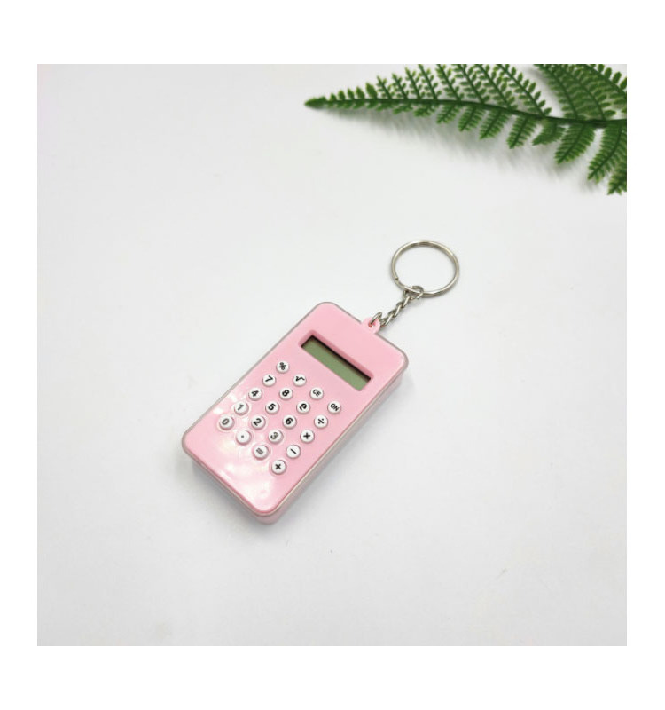 Creative Labyrinth Mini Calculator Keychain Office Decompression Tool Student Keyring Pendant Key Chain Gift