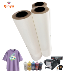 Wholesale Heat Transfer 33cm 40cm A4 A3 A2 PET DTF Roll Film For T Shirt Printing