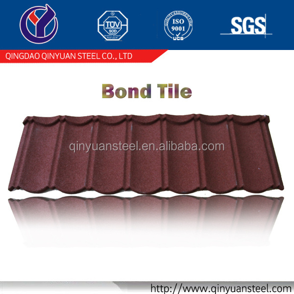 Chinese Imitation Stone Coated Steel Roof Tile, asa Synthetic Resin Roofing tile/sheet/panel/board