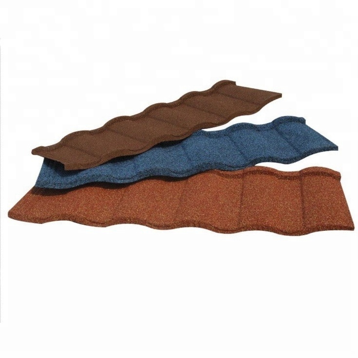 Qinyuan Stone Coated Steel Roof Tile Roof Tile Roof Shingles Stone Coated