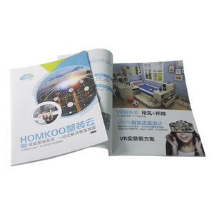 Factory Wholesale hot sale Custom Full Color Catalog operating guide Magazine Book Printing Glossy Brochure Printing