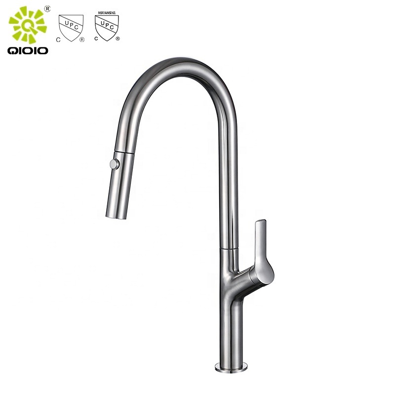 2023 Stainless Steel Hot And Cold Water Flexible Hoses For Single Handle Pull-out Kitchen Faucet And Sink Tap