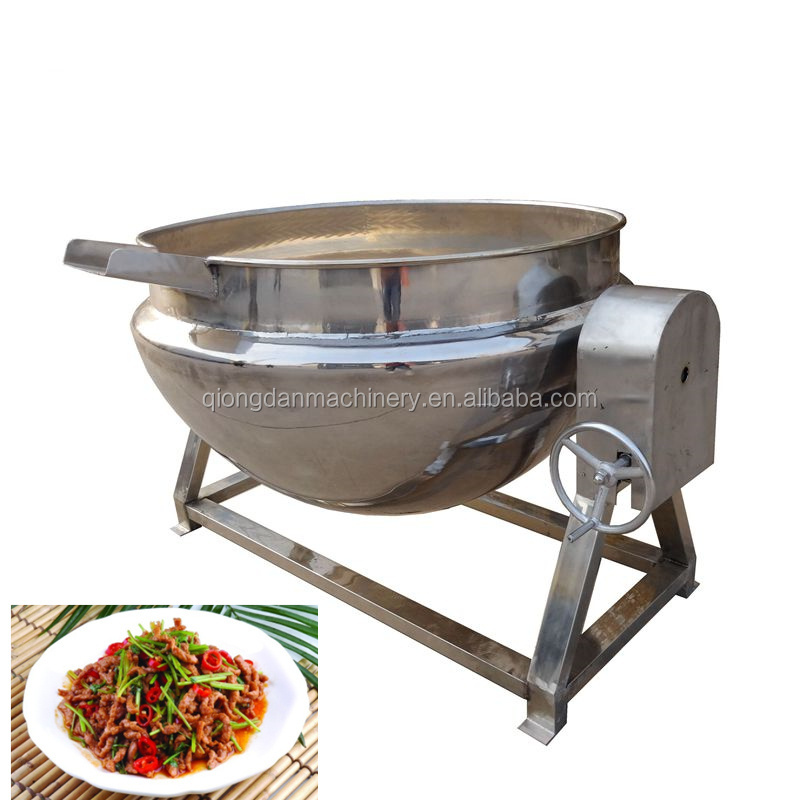 Industrial Steam Jacketed Cooking Vat 1000 Liter Cooking Pot Rice Egg Peanut Boiling Machine