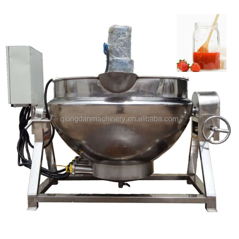 Industrial Steam Jacketed Cooking Vat 1000 Liter Cooking Pot Rice Egg Peanut Boiling Machine