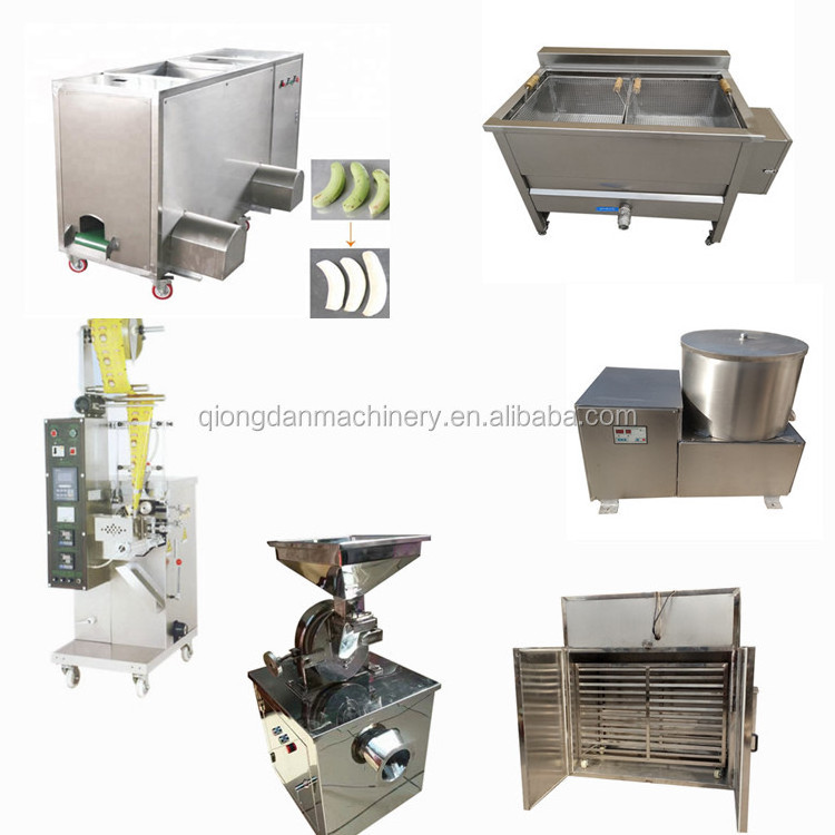 Hot Sale Small Scale Plantain Chips Making Machines Banana Processing Plant Plantain Chips Production Line