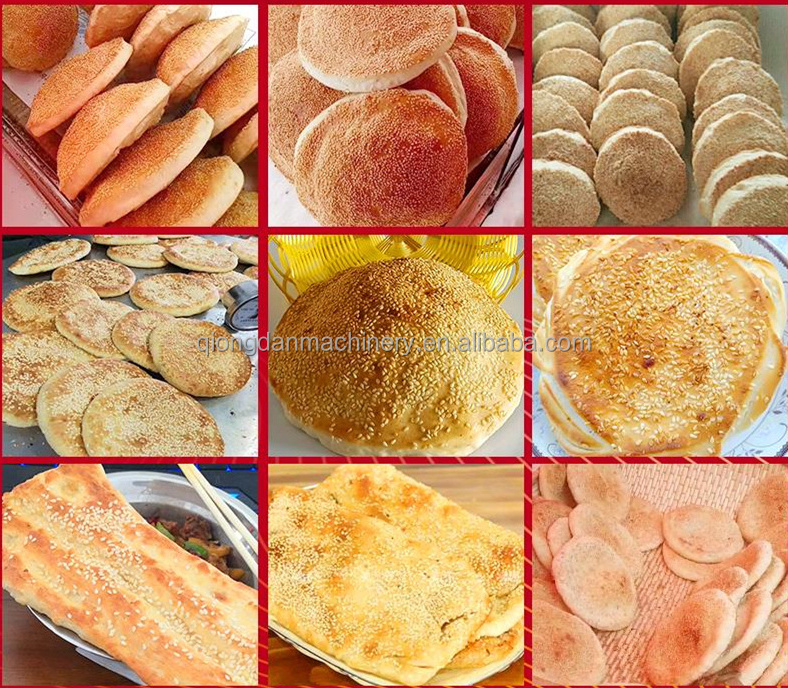 Automatic flat arabic pita bread oven gas oven for home baking tandoor oven mini pizza chapati roti making machine