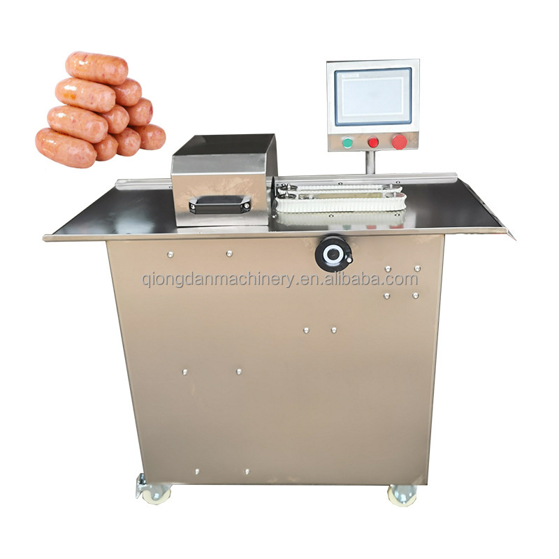 Double-chips Electric Sausage Tying Machine Automatic Sausage Linker&twist Machine sausage Casing Tying Machine