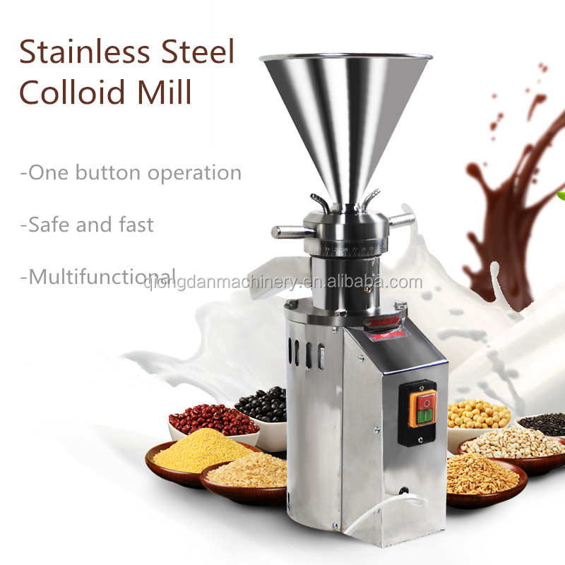 vertical colloid mill stainless steel stator and rotor colloid mill Peanut butter production line Peanut Sesame grinder