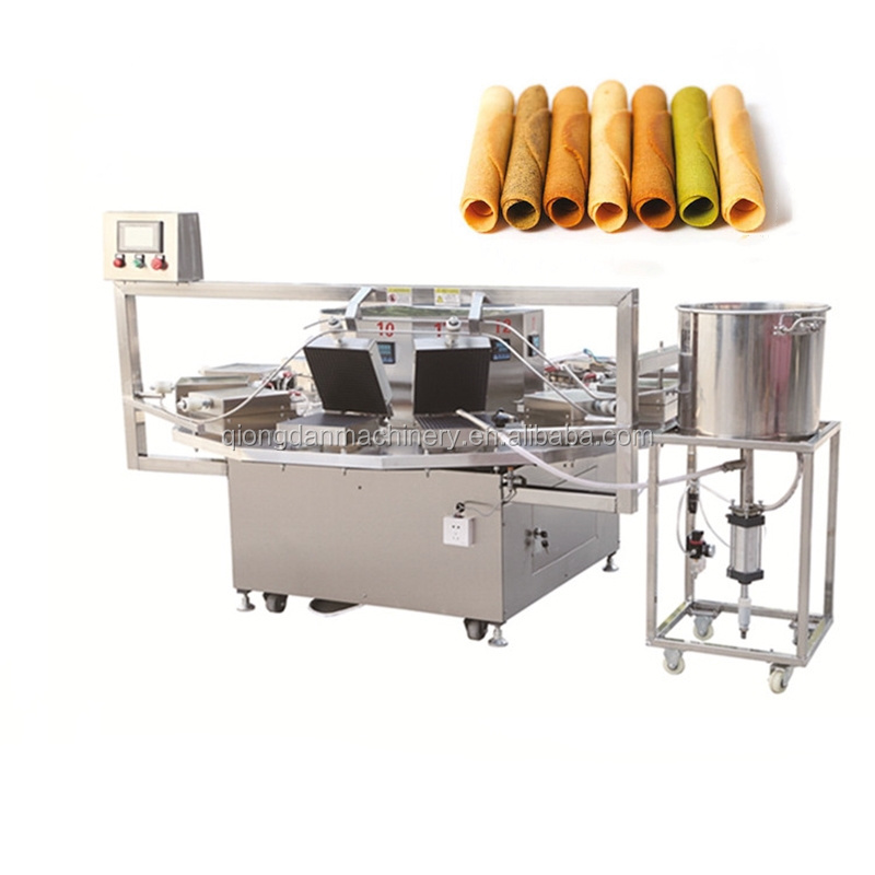 Commercial maquinas de obleas wafer oblea making forming machine stroopwafels making machine syrup waffle forming machine