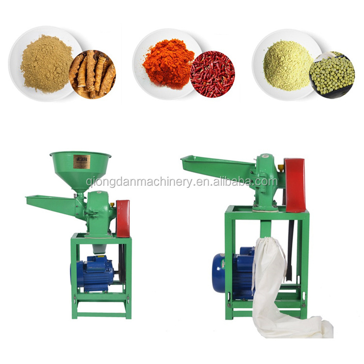 Factory direct sale electric grain ffc-45 corn disk mill disc mill crusher machine