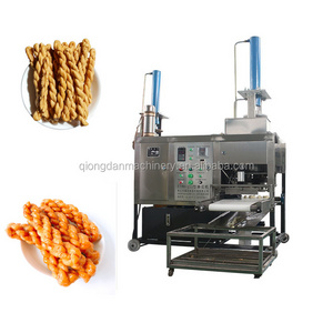 MAQUINA PARA HACER ROSQUITAS soft pretzel maker hemp flowers fried pretzel dough twist forming making machine