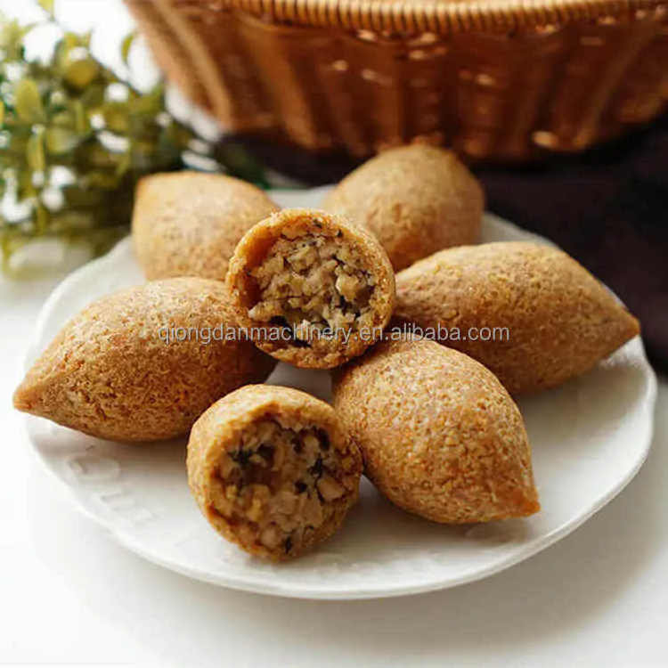 Automatic Mooncake Encrust and Form Kuba Falafel   Coxinha Maker Machine a Croquette  Tamale Making Machine