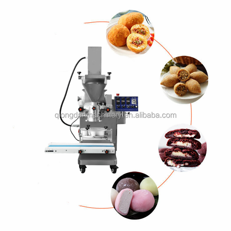 Automatic Japanese Daifuku Mashu Mochi Ice Cream Making Machine 3-Hoppers Mochi Ice Cream Machine Mooncake making machine