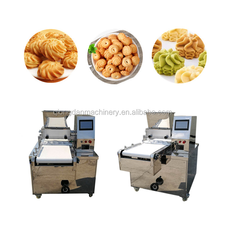 Automatic Decorate Extruder Cutter Drop Fortune Depositor Small Macaron Cookie Biscuit Make Machine