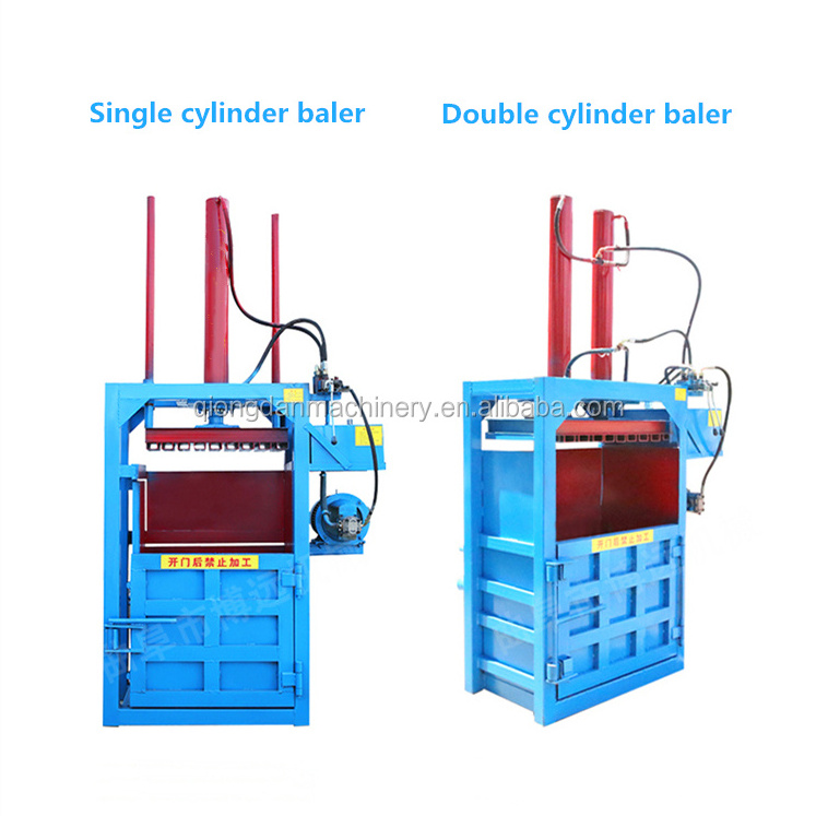 10T waste plastic press PET bottle baler machine hydraulic plastic bottle vertical baling machine