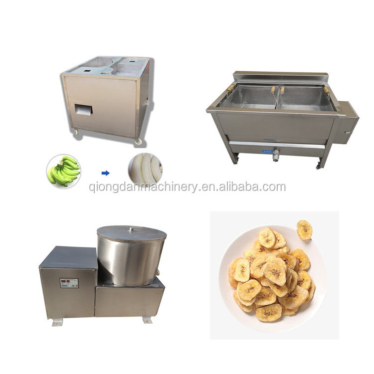 Hot Sale Small Scale Plantain Chips Making Machines Banana Processing Plant Plantain Chips Production Line