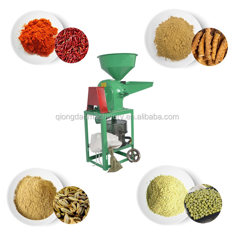 Self-priming maize corn rice grinding machine grain mill flour grinding machine