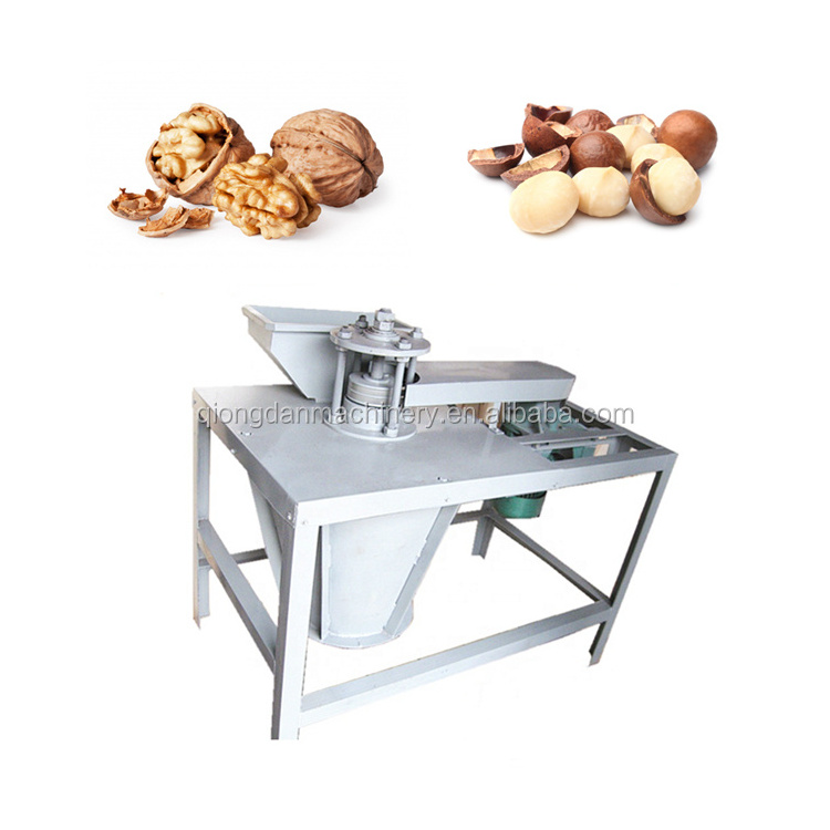 Multifunctional black walnut cracking machine macadamia pecan nut cracker kernel and shell separating machine price