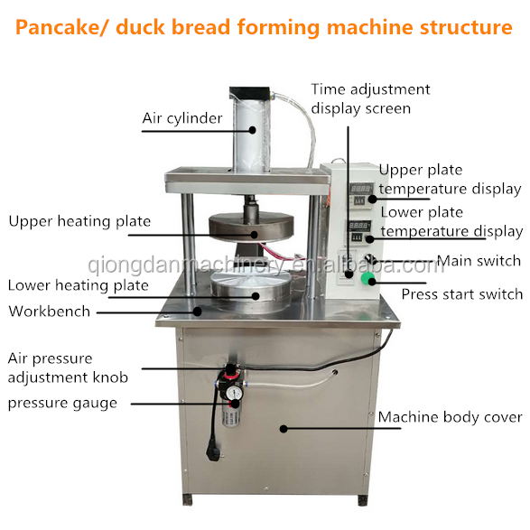 Healthy delicious Air compressed Electric Chapati Pita Naan Flat Bread Making Machine