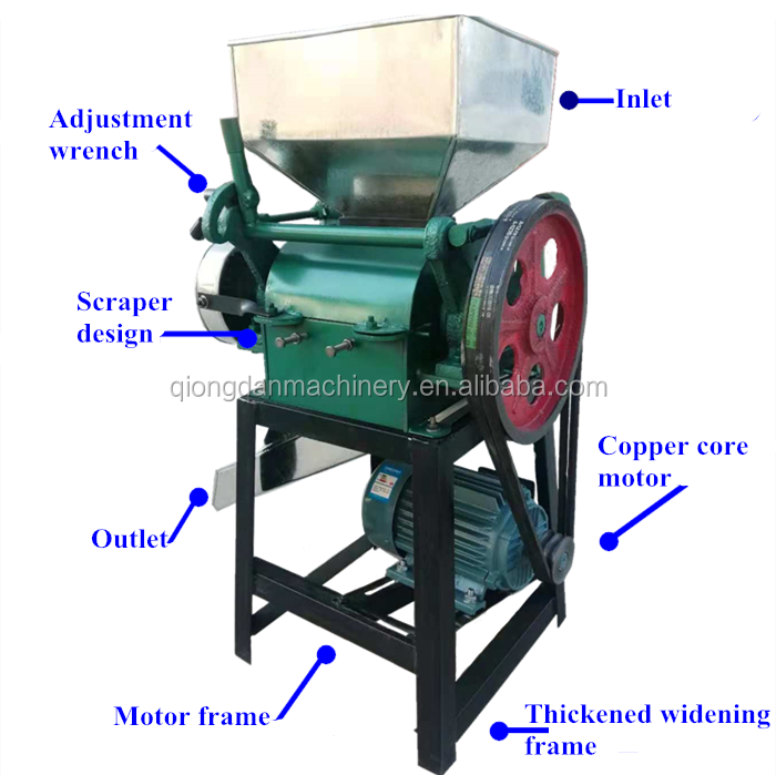 Oat/barley/buckwheat/sorghum flatten press machine