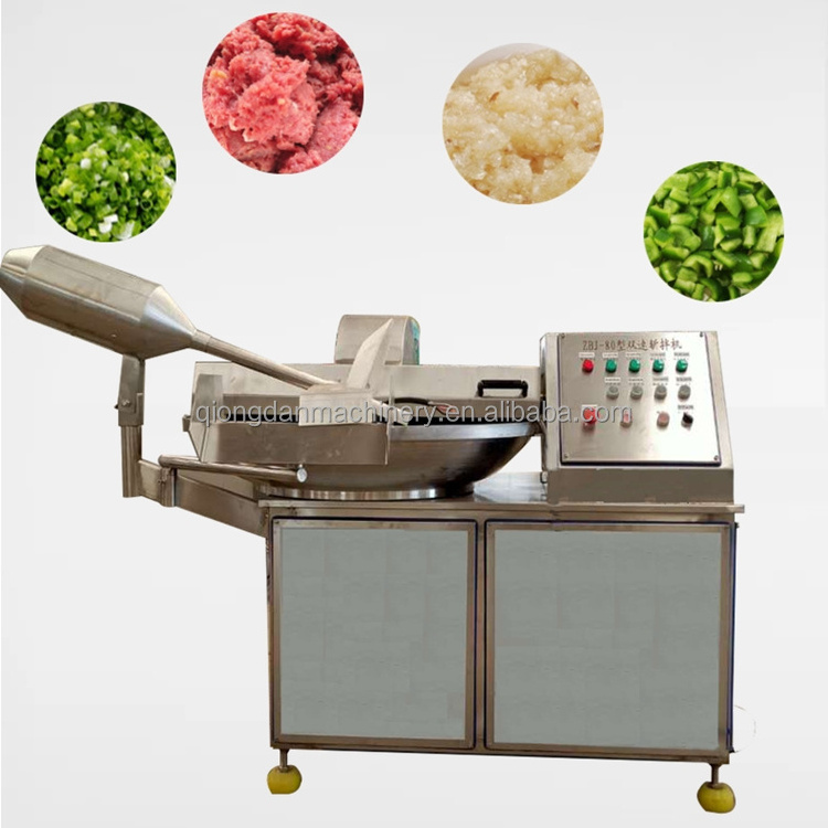 Commercial meat bowl cutter meat chopper meat chopping machine ground slicer onion chopper grinder for sale