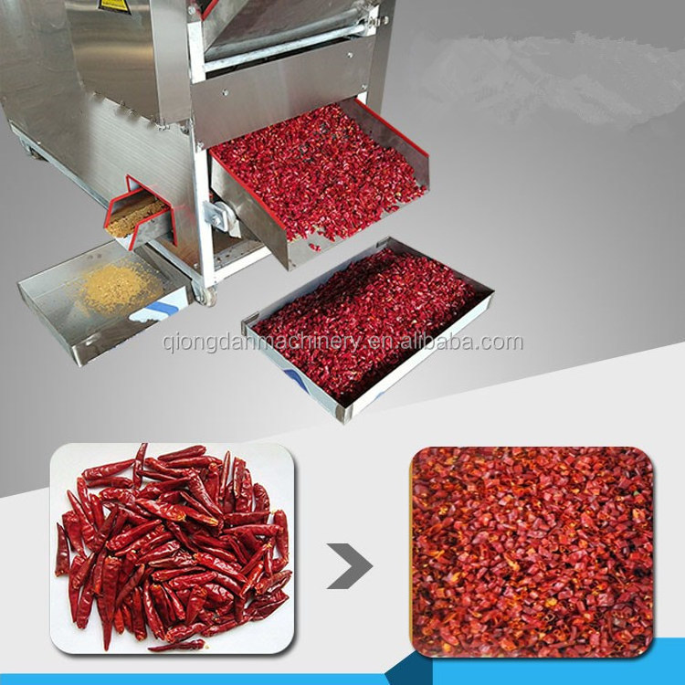 Automatic Pepper Jalapeno Slices Red Chilli Cutting Machine Peppers Seeds Removing machine