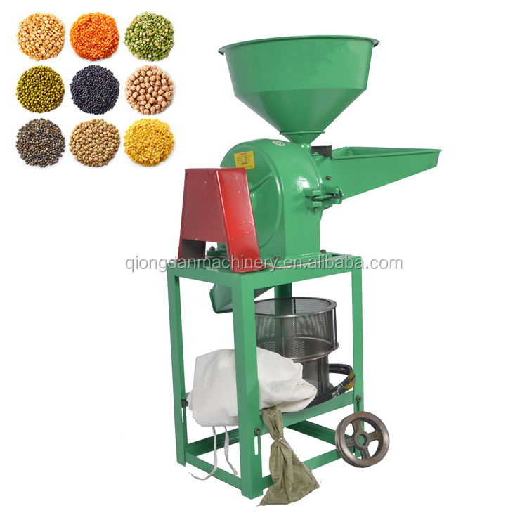 Factory direct sale electric grain ffc-45 corn disk mill disc mill crusher machine