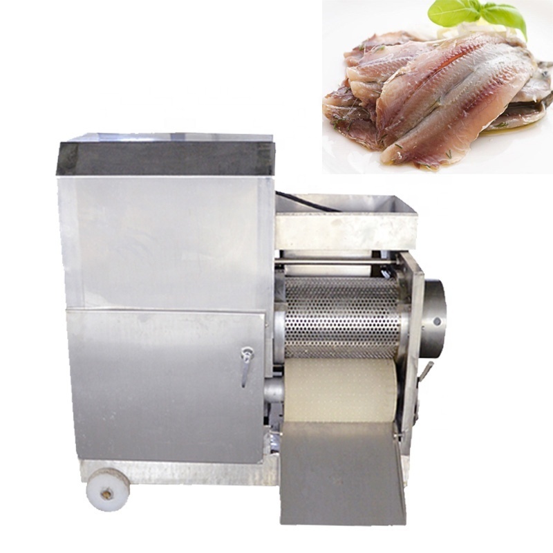 Commercial Fish Meat Skin Bone Separating Machine Shrimp Peeling Machine Stainless Steel Fish Processing Machinery