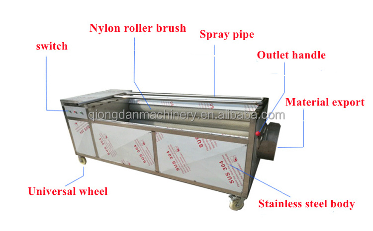 Fish Shell And Oyster Washing Machine Washer And Cleaner Fish Scale Remover Fish Processing Cleaning Machine