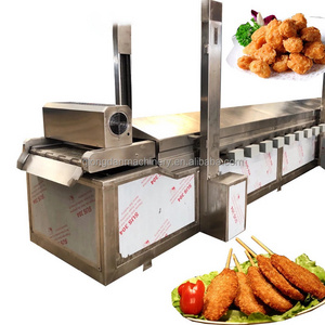 Continuous Oil-water Separation Meat Chicken Broasted Fryer Gas Nuts Frying Machine for Sale