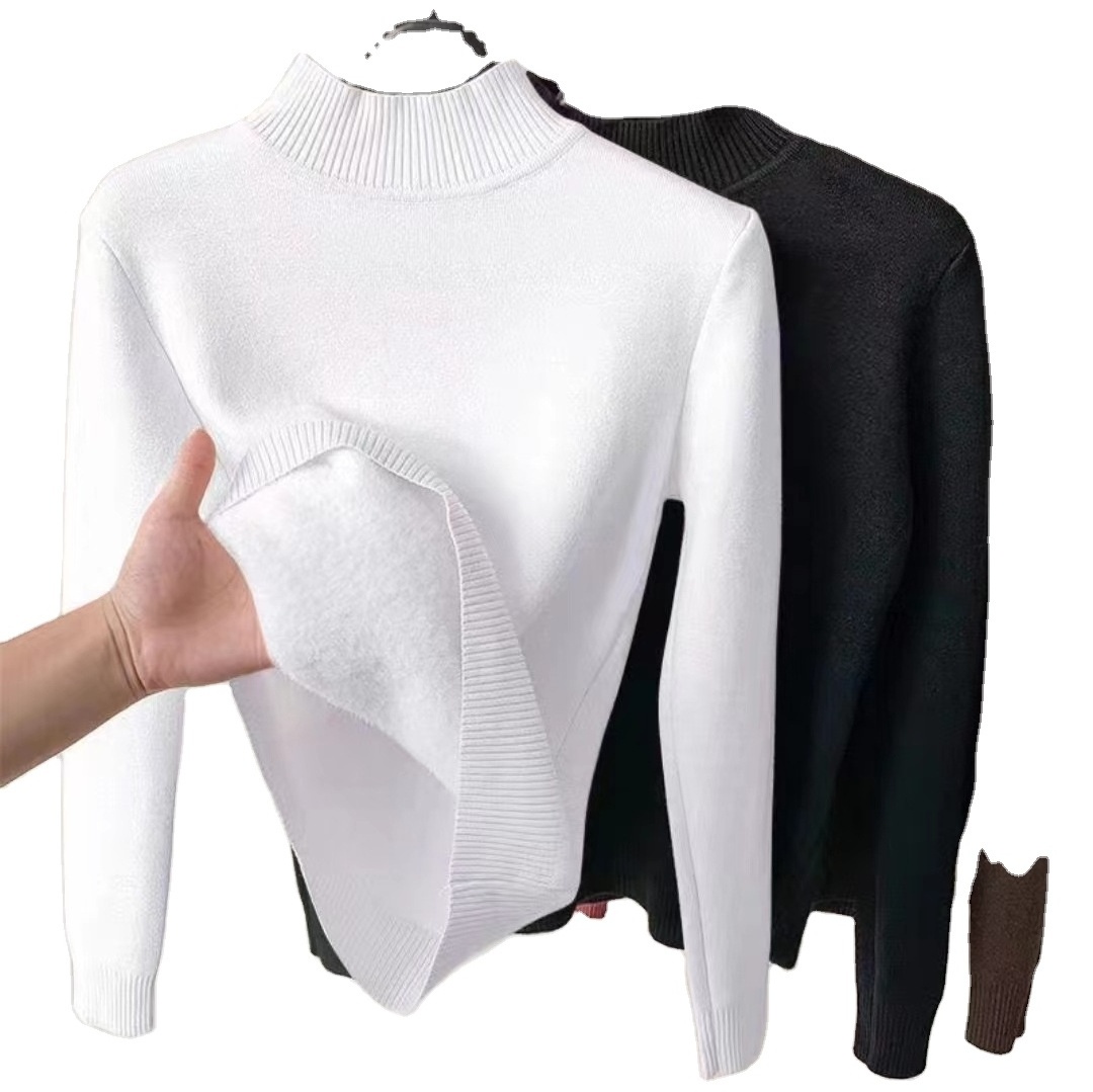 Women Casual Long Sleeve Sweaters Crew Neck Solid Color Soft Ribbed Knitted Oversized Pullover Loose Fit Jumper