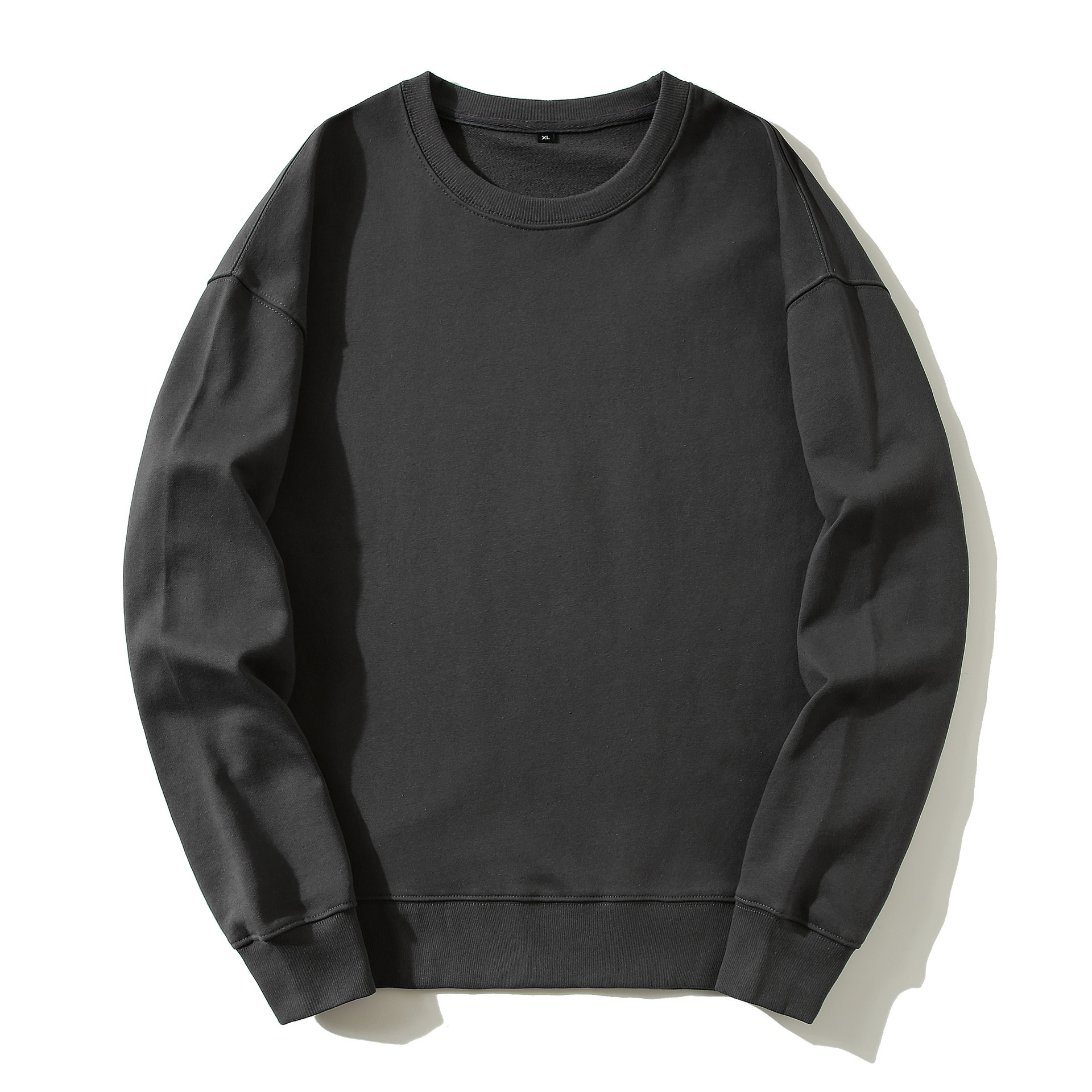 Wholesale Ready Stock Blank 420 gsm 100 Cotton Unisex  Pullover Blank Crewneck Sweatshirt