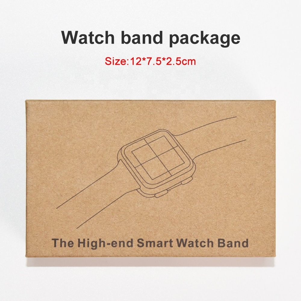 Customized Logo Luxury Multi-Design Paper Watch Band Strap Box Packaging for Apple iWatch Samsung Galaxy Huawei